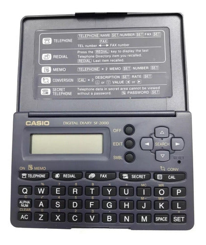 Casio SF-2000-S Pocket Electronic Organizer 1600 Bytes 2