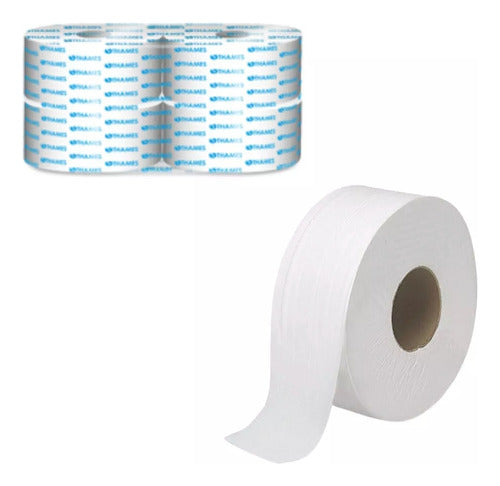 Thames High-Meter Toilet Paper Extra White S/ Sheet X 300mt 0