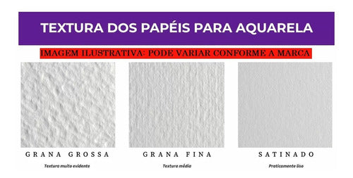 Bloco Papel Aquarela Algodao Grao Fino A3 300g Artools *ok* 1