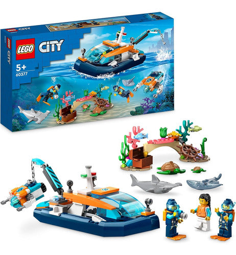 LEGO City Ocean Exploration Submarine Ship 60377 0