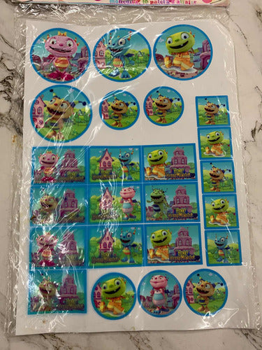 70 Stickers Para Candy De Henry Monstruito 1