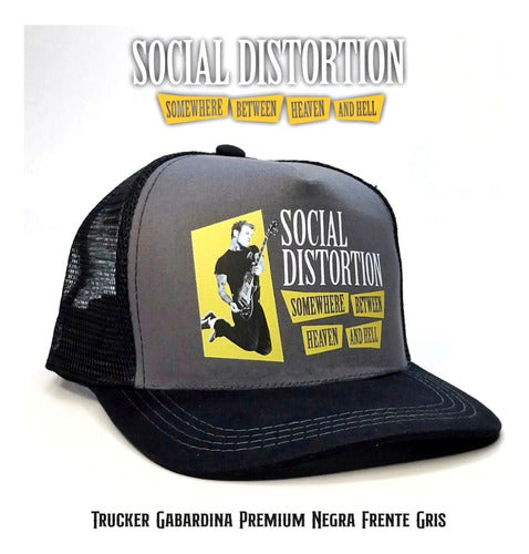 Social Distortion Premium Gabardine Trucker Cap 1