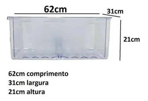 Gaveta Legumes Conitnental Rsv47 - 470090 (62x21x31) 2