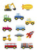 Combo 4 Planchas De Stickers Infantiles Para Nenes 0