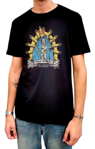 No Name Virgen de Lujan Skate T-shirt - 100% Cotton 0