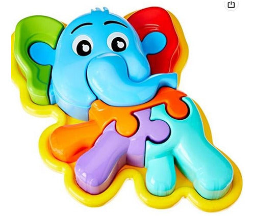 Animal Puzzle 3d Elefante +24 Meses 1