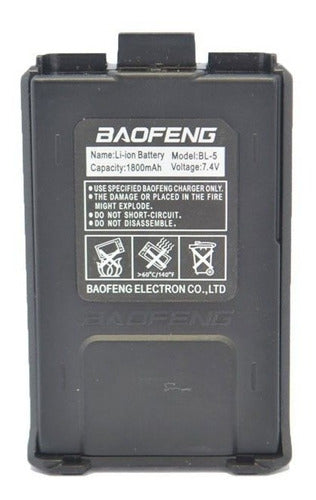 Baofeng Original Battery UV5R 1800mAh Dist Oficial Fact 1