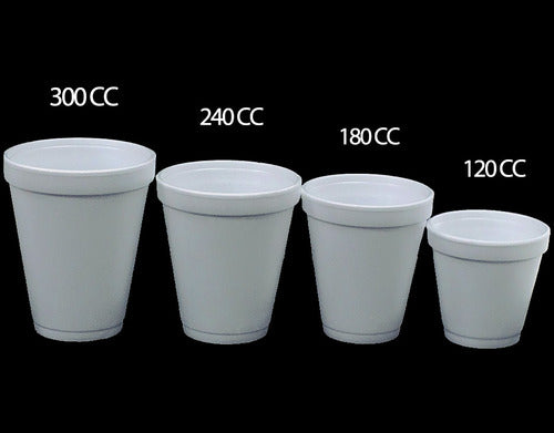 Isopor Disposable Thermal Cups with Lid 240cc x 1000 Units 3