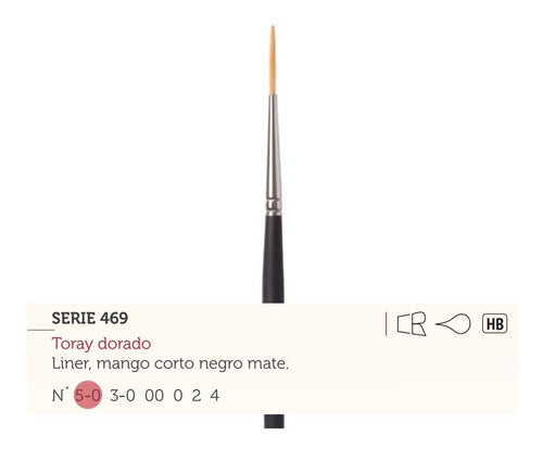 Casan Brush Series 469 Toray Golden N°5-0 0