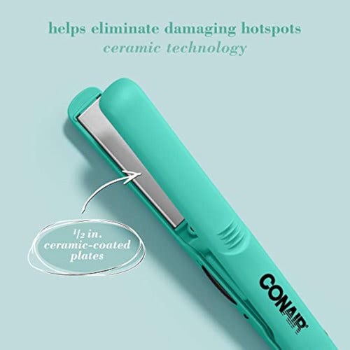 Conair Minipro Alisador De Cerámica, Paquete De De 1