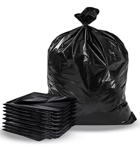 Stendy 50 Heavy-Duty Black Garbage Bags 50x70 0