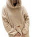 Oversize Lamb Fleece Unisex Hoodie Pajama 18