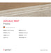 MDF Baseboard 2.4m Length Curves 8cm Height Per Unit 2