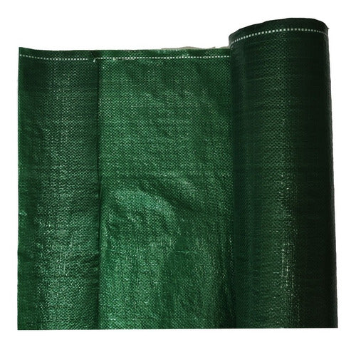 Rafia Cubre Cerco Lona Steck Verde 1.85mt X 100mt Oferta 4