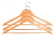 GEXIN Pack of 10 Varnished Wooden Hangers 0