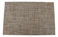 Black Deco Rafia Beige Oscuro Individual Placemats Set of 6 0