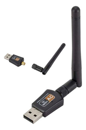 Adaptador Usb Nano Wifi Ac 600mbps Inalambrico Wireless Kubo 1