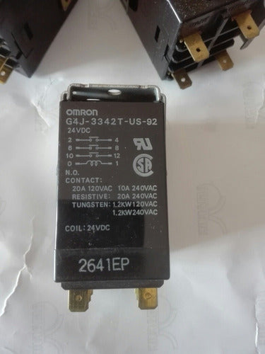 Rele Omron G4j-3342t-us-92, 24vdc. 3 Na. 2