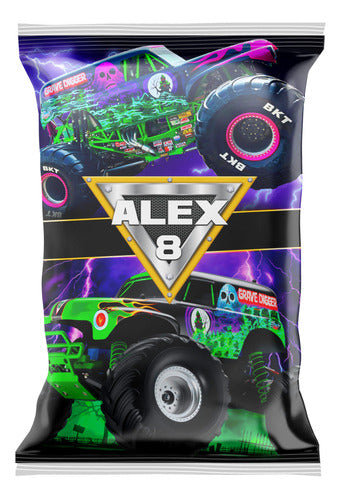 Mundo Festy 20 Customized Chip Bag Goody Bags Monster Jam 0