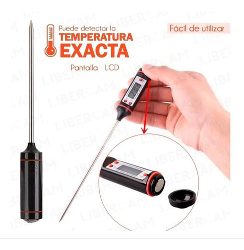 Tienda Anpahe Online Digital Meat Thermometer and Food Probe -50 to 300° 2