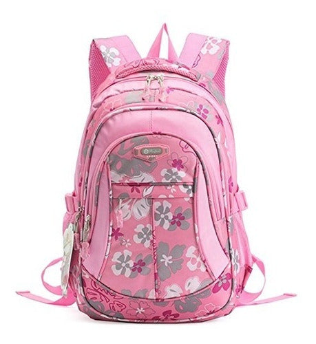 Bolsa De Escuela Mochila Impresa Jiayou Kid Child Girl Flowe 1