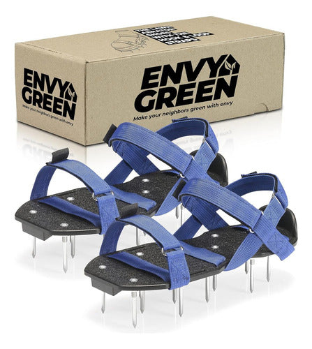 Envy Green Zapatos Aireadores De Césped ' Listos Para Usar, 7