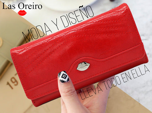 Kiss Las Oreiro Elegant Eco Leather Wallet for Women 7