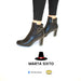 Vizzano Stiletto Shoes - Glossy Napa Low Heel 15