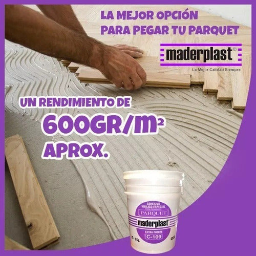 Maderplast Adhesive for Parquet Wood Floor 5 Kg Free Shipping 1