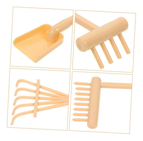 Magiclulu Mini Zen Garden Tools Set - 6 Pieces Zen Sand Rake 5