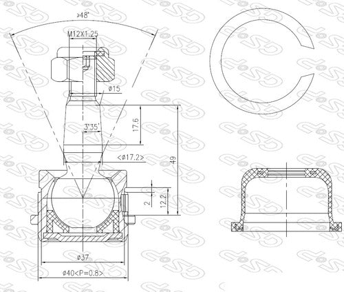 Rotula Inf Ayd Hyundai Elantra12-12 0