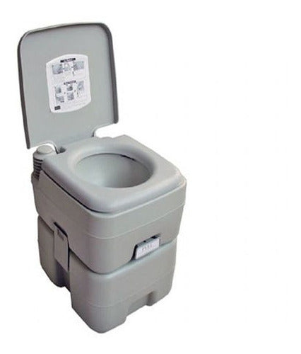 Portable Chemical Toilet 20L for RV and Camping - Practipotty 1