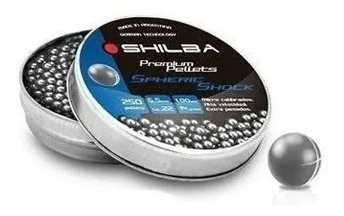 Shilba Premium Pellets 4.5mm x 1000 Spherical Airgun Pellets 1