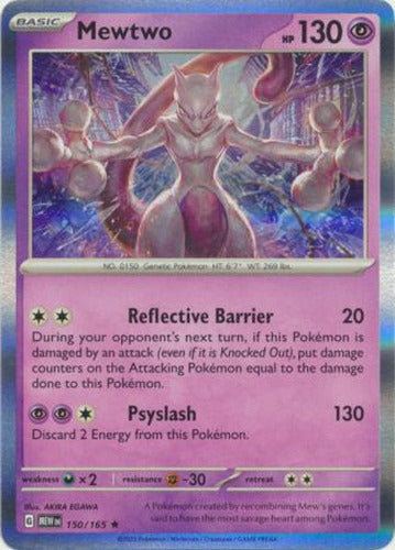 Nintendo Pokemon Mewtwo Holo 151 0