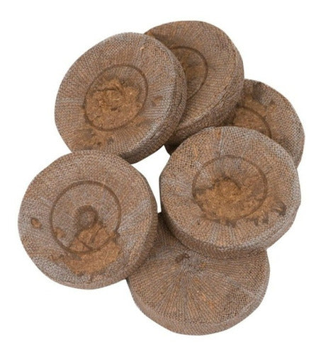 Jiffy J7 Pressed Peat Pellets 30x40mm (Pack of 10) 0