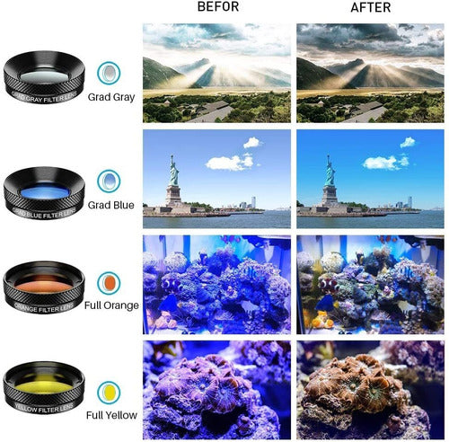 MIAO LAB 11 In 1 Phone Camera Lens Kit - Wide Angle Lens & Macro Lens 3