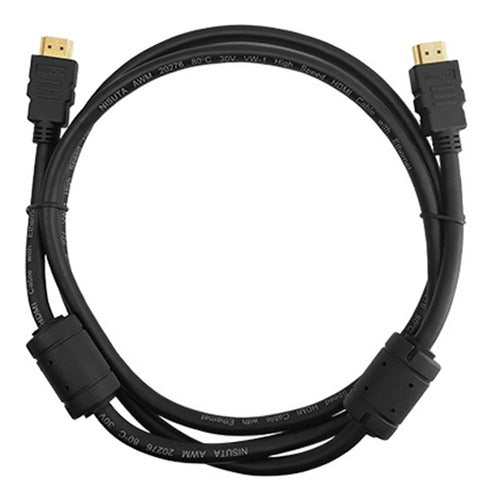 Nisuta HDMI Cable 1m Gold V2.0 Filter 2160p 4K NS-CAHDMI1 0