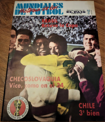 Futbol Brasil Campeon Mundial Rey Pele 3 Revistas De Uruguay 2