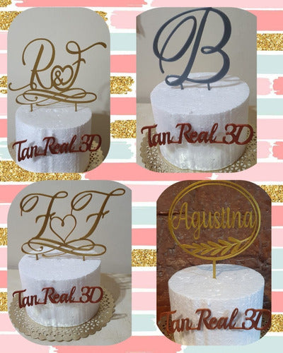 TAN REAL 3D Cake Topper 19cm Various Customized Models 6