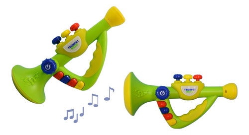 Coneta Trompeta Infantil Musical Juguete 2