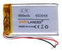 Bateria 3.7v 600mah 403048 48x30x4mm 0