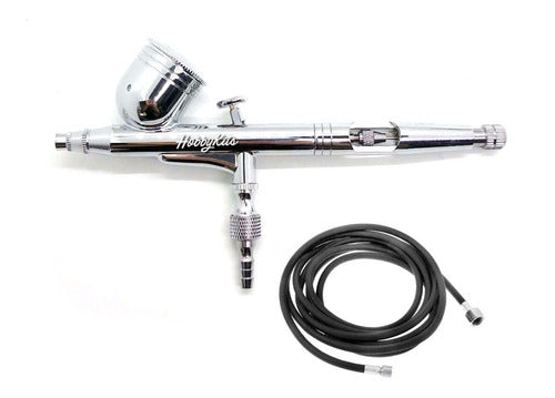 Hobbykits 0.5mm Gravity Feed Double Action Airbrush with 3m Hose 6