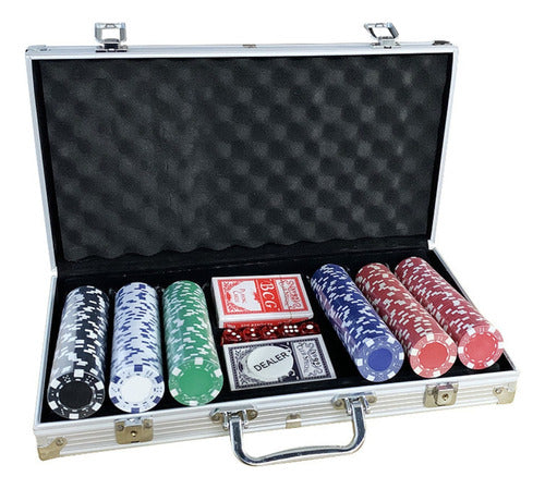 Universo Binario Poker BlackJack Game Set with 300 Chips 1