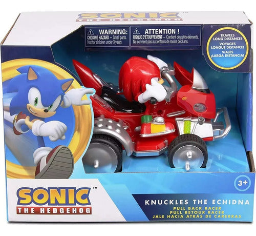 Sonic Hedgehog Knuckles Auto Friction Pull Back Racer 15 cm 1