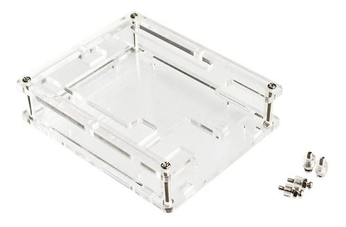 HobbyTronica Acrylic Case for Uno R3 Transparent Arduino Hobby 1