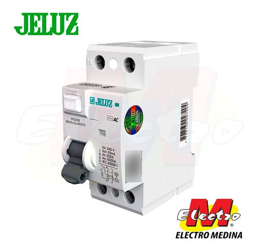 Jeluz Bipolar Key 63A 30mA Differential 3