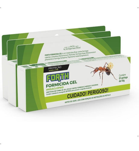 Forth Formicida Gel - Seringa 10g - C/ Trava De Segurança 6