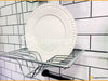 Luperstore Double Dish Drainer for 14 Plates Without Rod - Large Silver 4