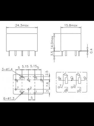 Rele Reley  512nd10 W1  512 Para Citroen Peugeot Etc 2