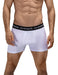 Macho Alfa Men's Cotton Boxer Shorts in White with Elastic C45006 0